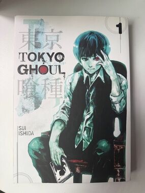 Tokyo Ghoul Vol. 1 Manga - Sui Ishida - Teal & Black Cover